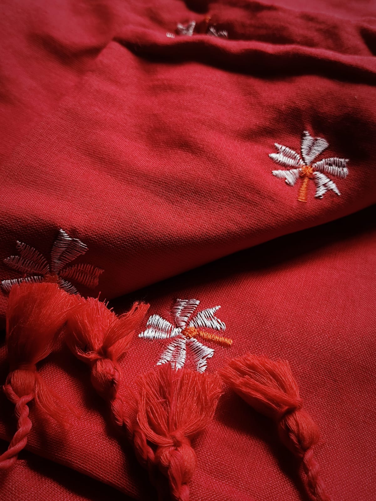 HKC-SS06: Handloom Khadi-Cotton Shiuli Saree