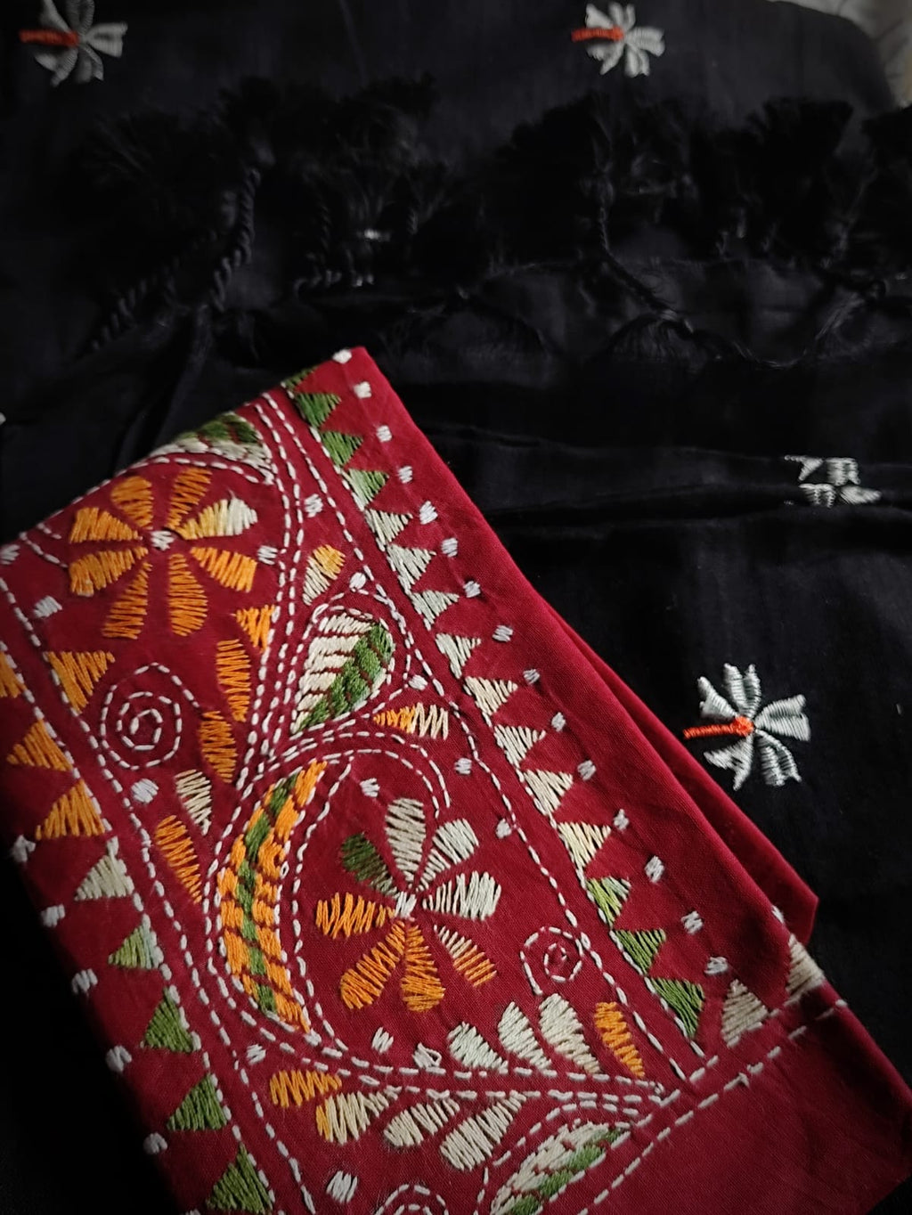 KHC-SS03: Handloom Khadi-Cotton Shiuli Saree