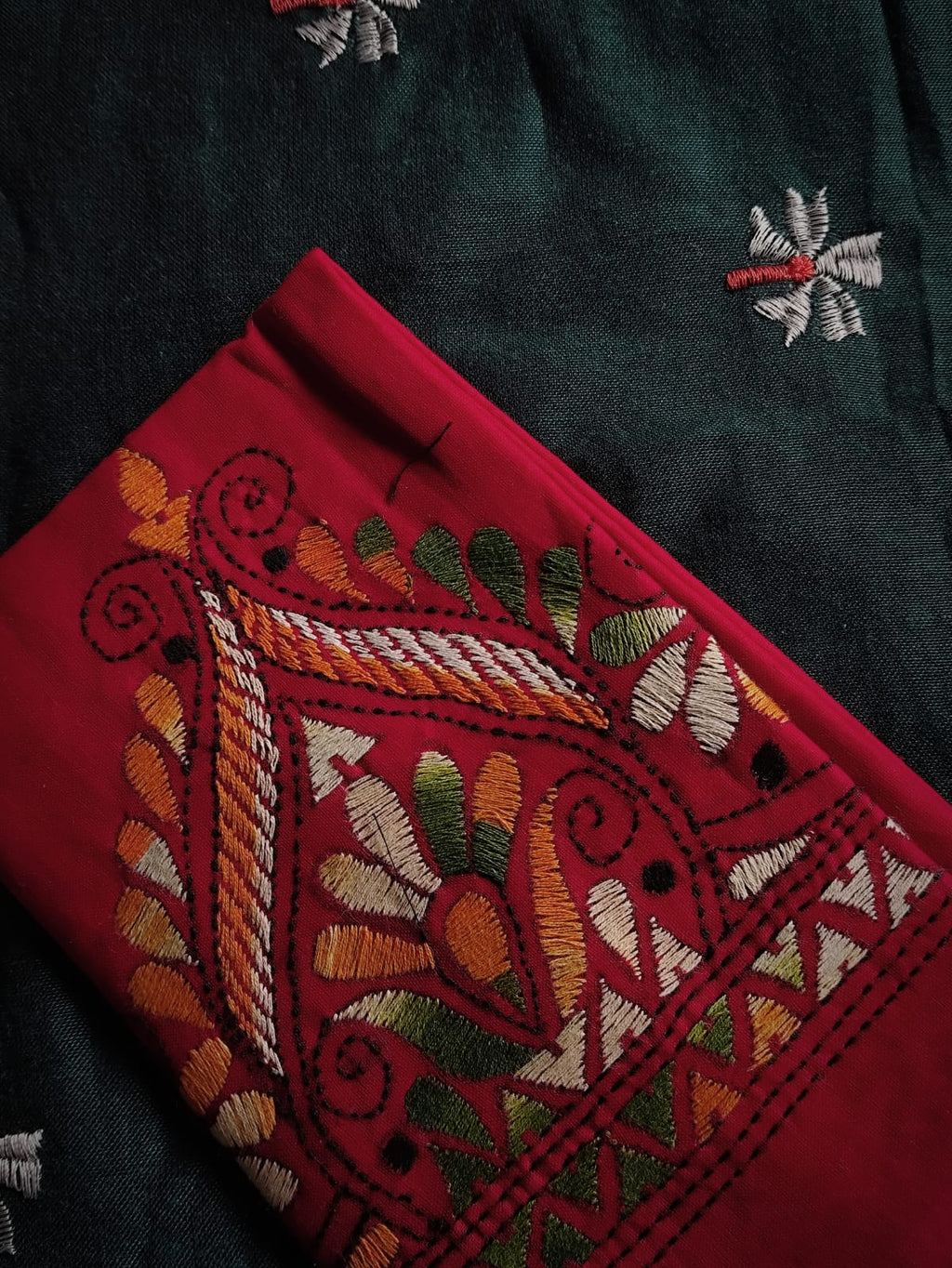 HKC-SS02: Handloom Khadi-Cotton Shiuli Saree