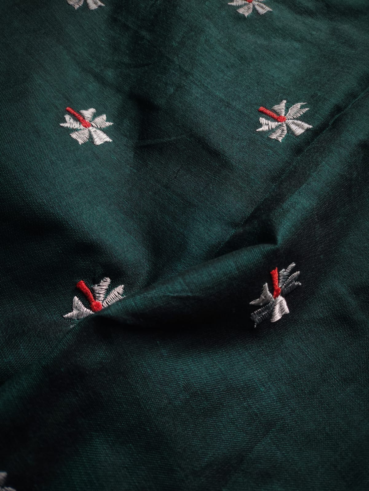 HKC-SS02: Handloom Khadi-Cotton Shiuli Saree