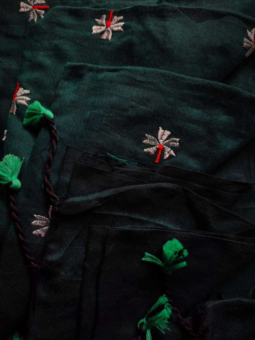 HKC-SS02: Handloom Khadi-Cotton Shiuli Saree