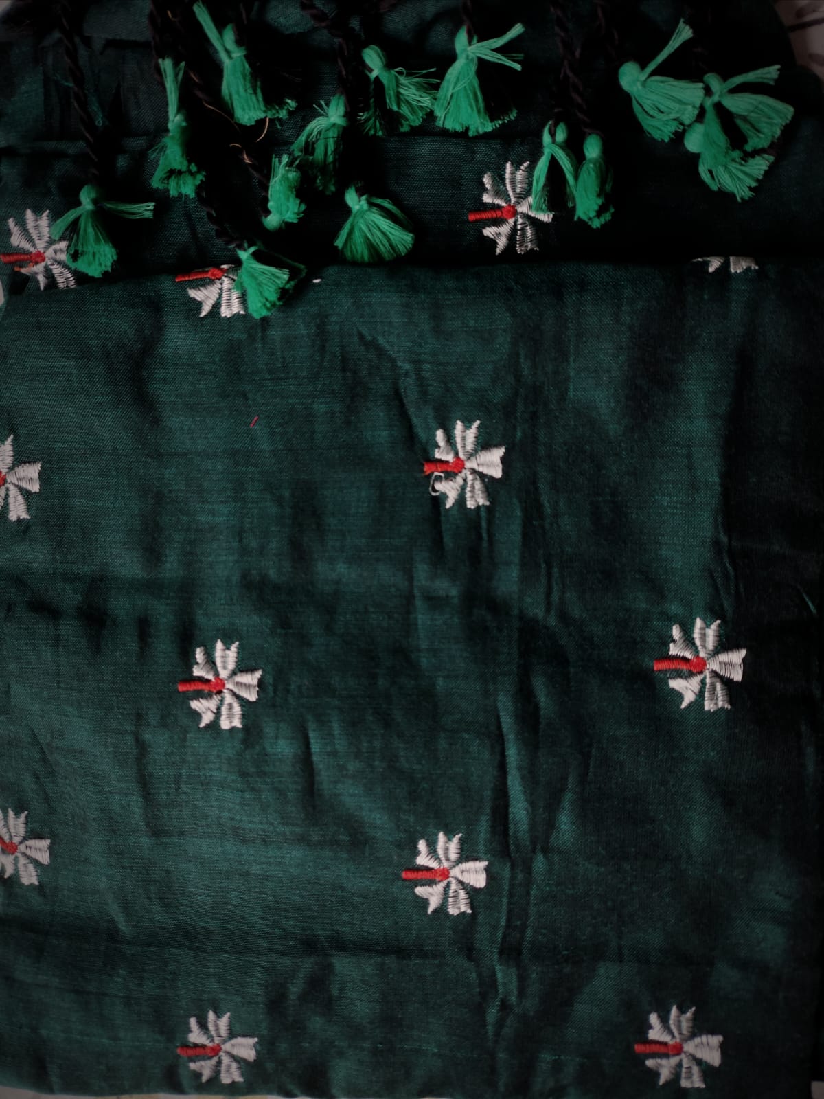 HKC-SS02: Handloom Khadi-Cotton Shiuli Saree