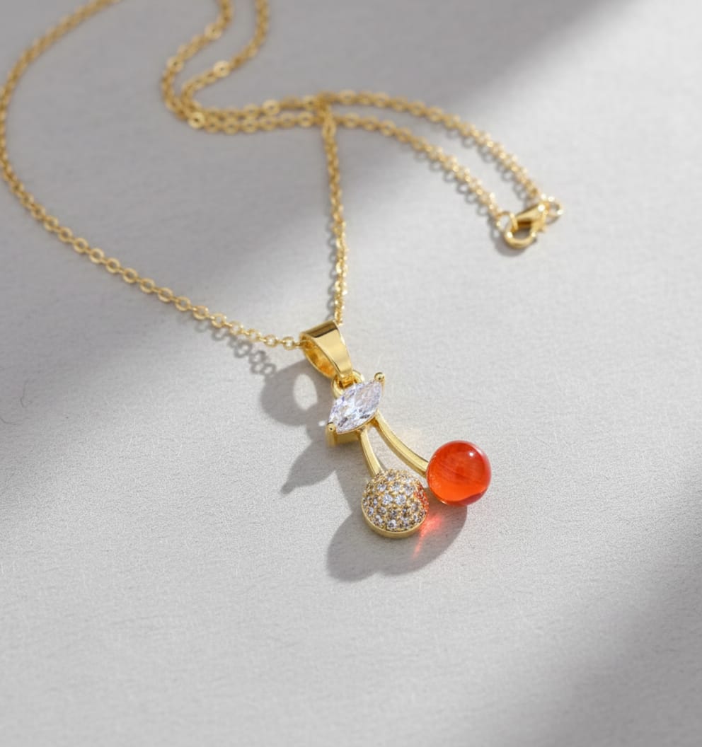 BL-N-117: Cherry Necklace 01