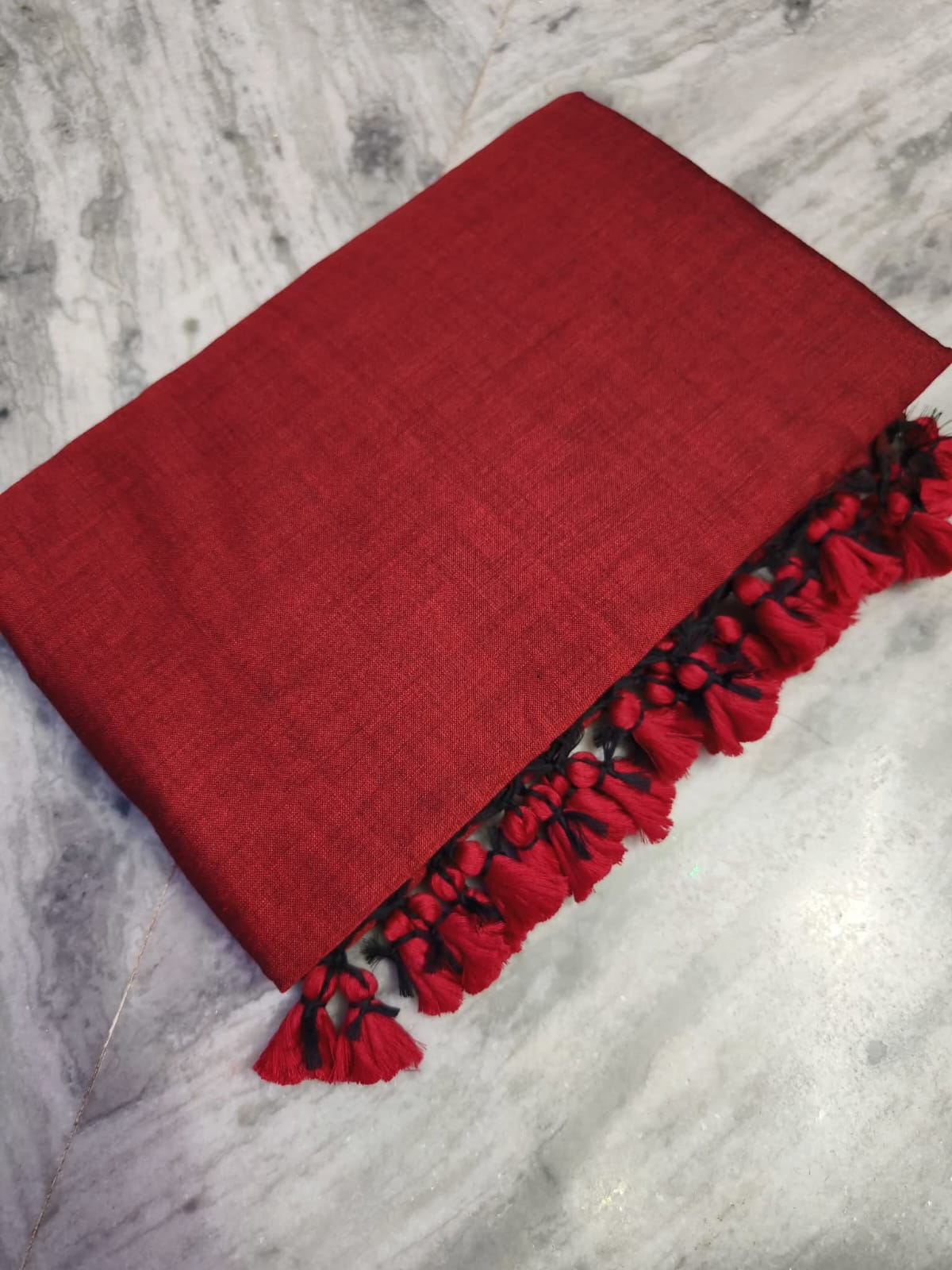 KF-KADHI-01:Plain Kadhi Cotton Saree