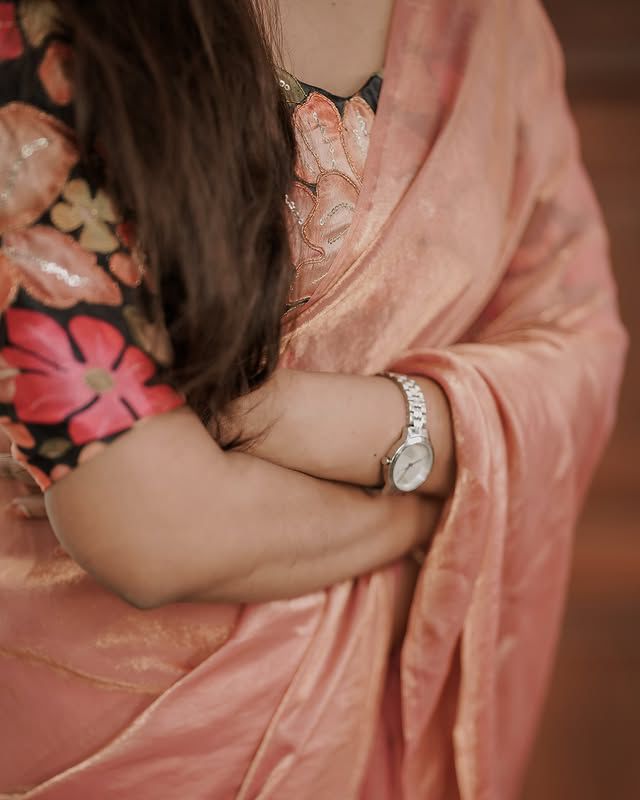 FSD-001:Fendi Satin Dual Shade Saree