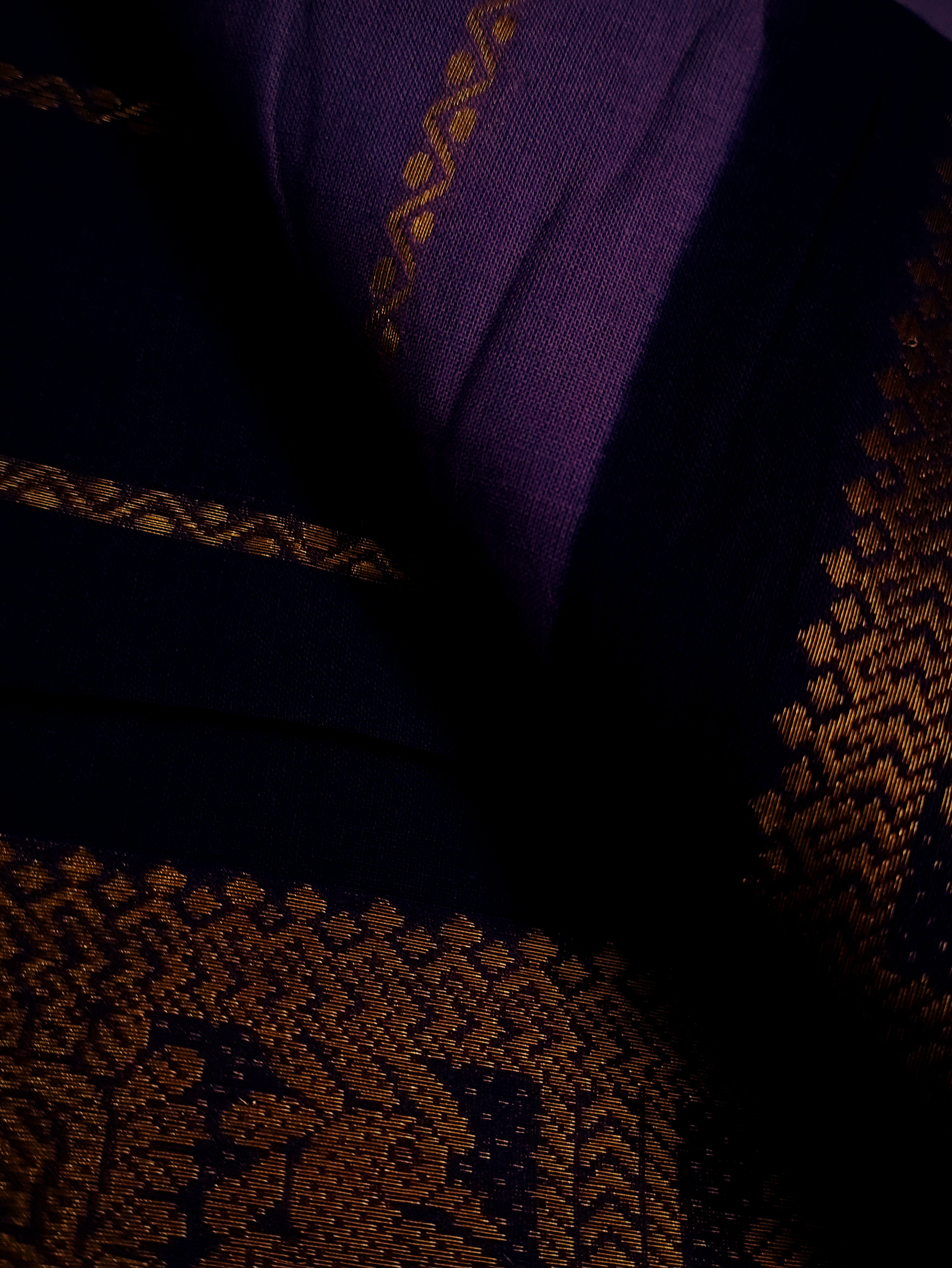 KV-LAVANYA: Mauve Kanchi Veldhari Saree